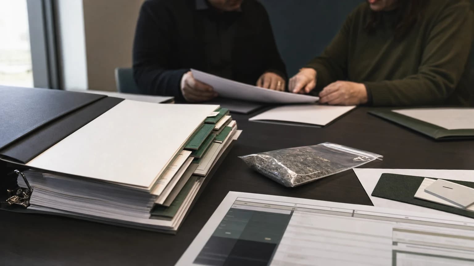 Order documentation packet prepared for prime and agency contract file review